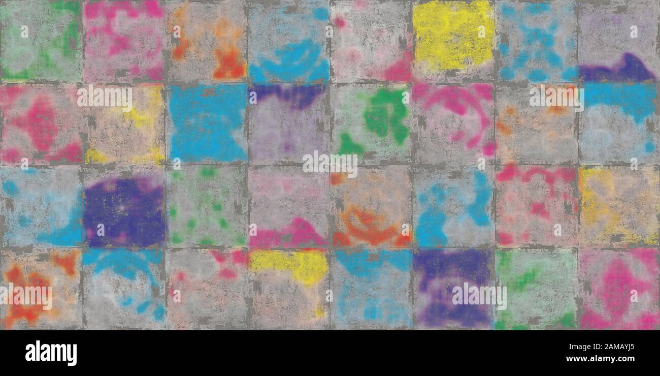 Colored mosaic wall tile background texture close up Stock Photo - Alamy