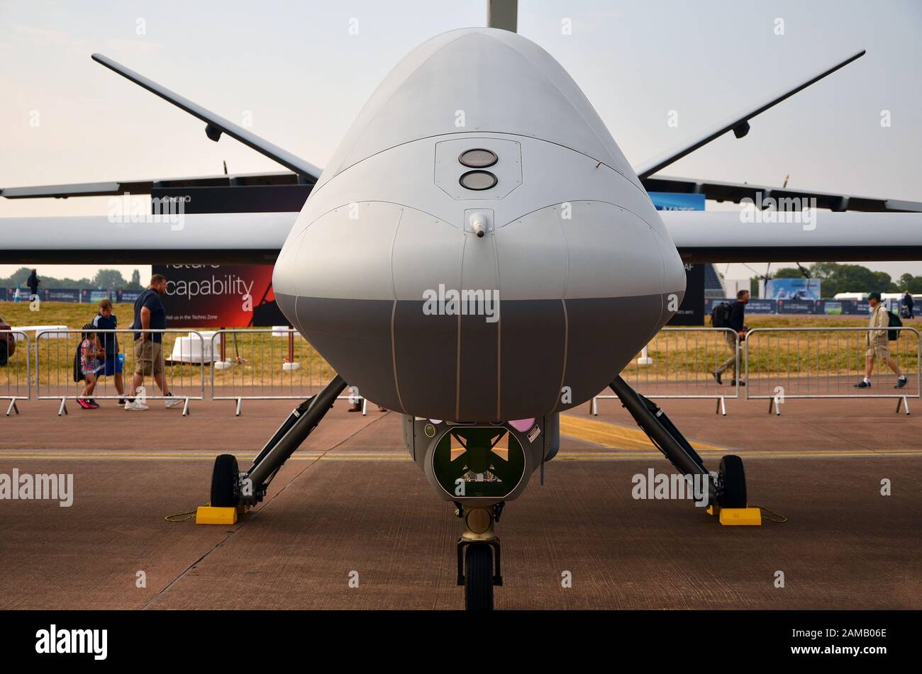 Military drone, Ukraine war, General Atomics MQ-1 Predator Stock Photo