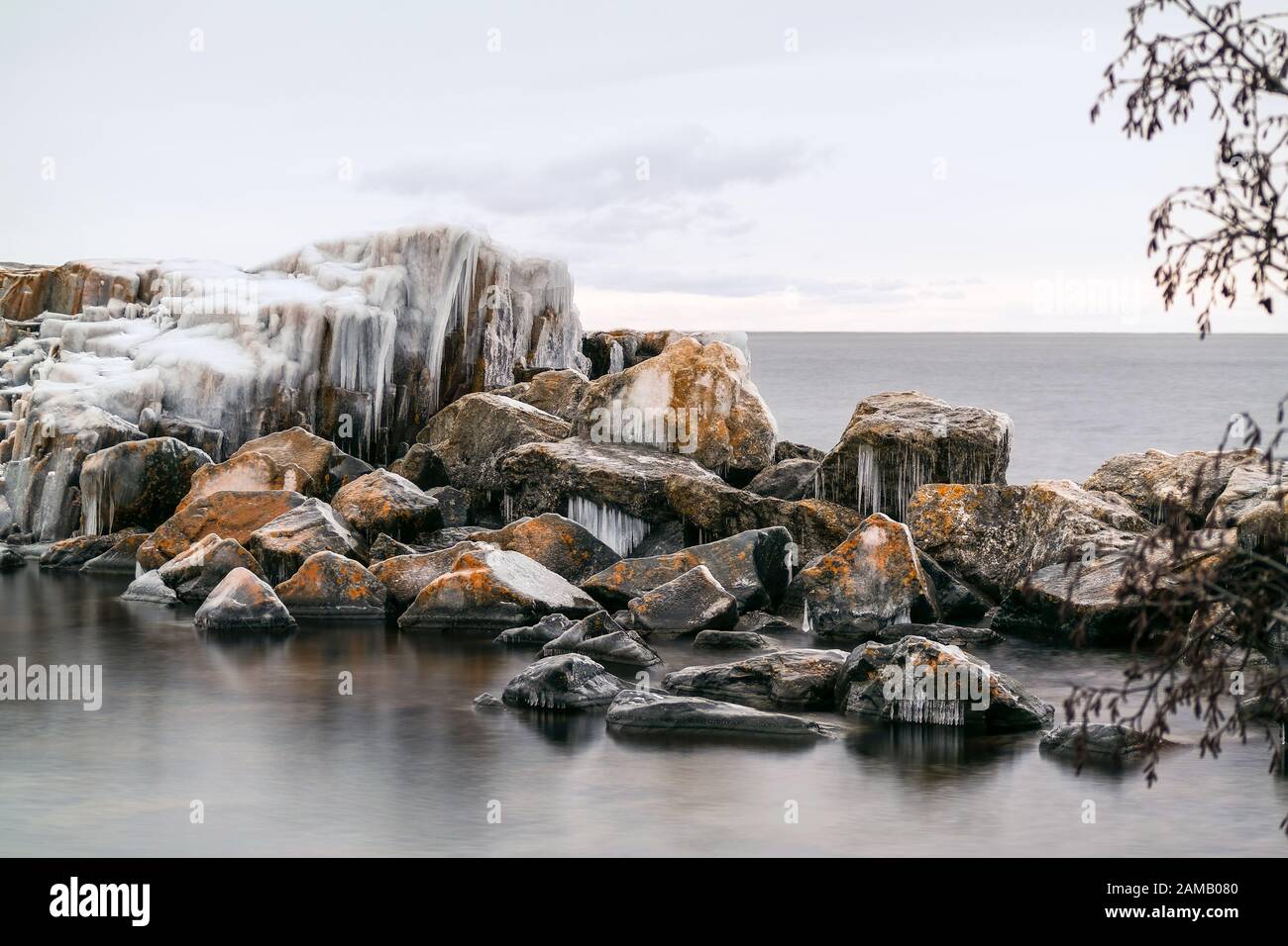 Grand Marais Bay, Lake Superior, MN Stock Photo Alamy