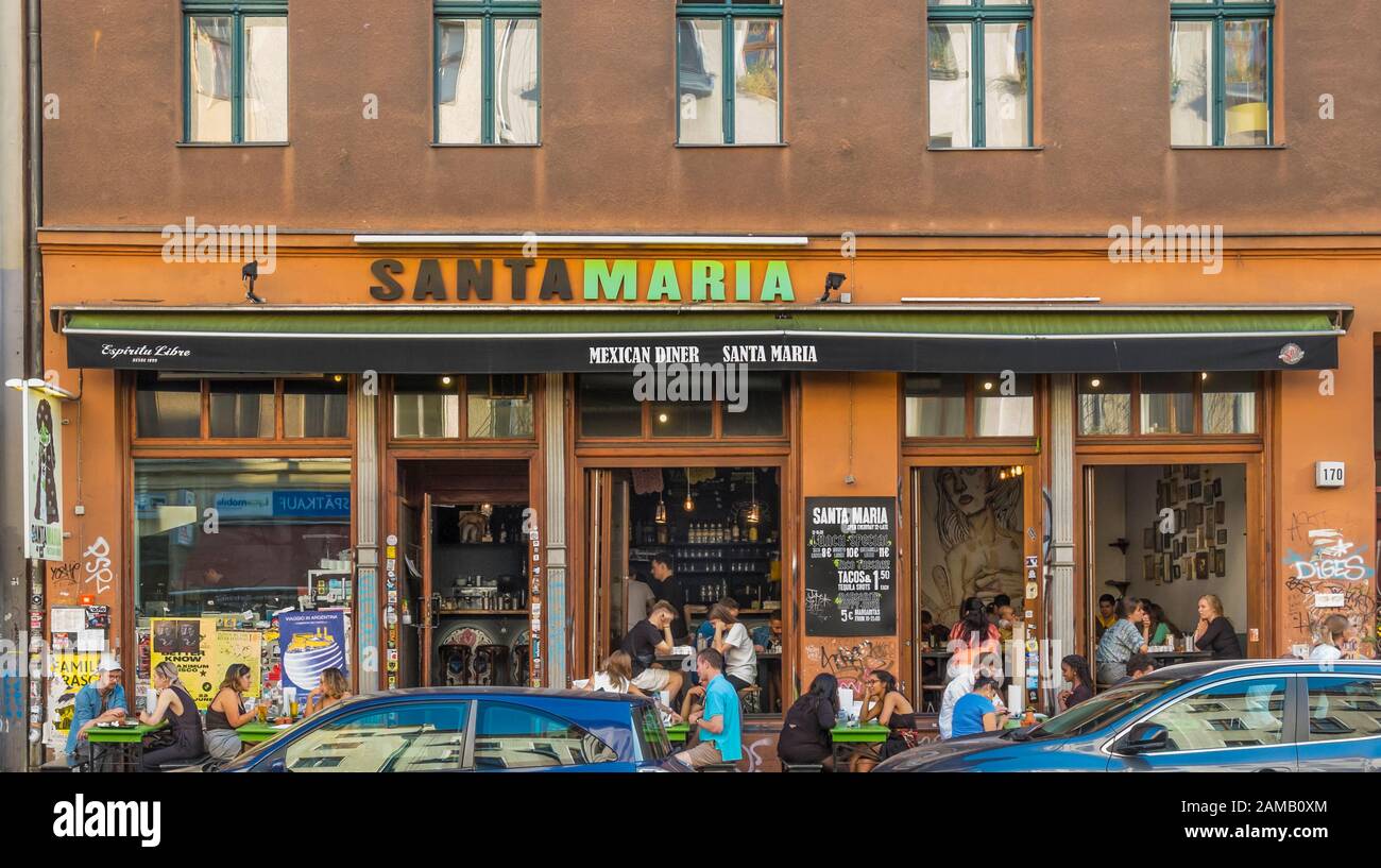 santa maria, mexican diner Stock Photo