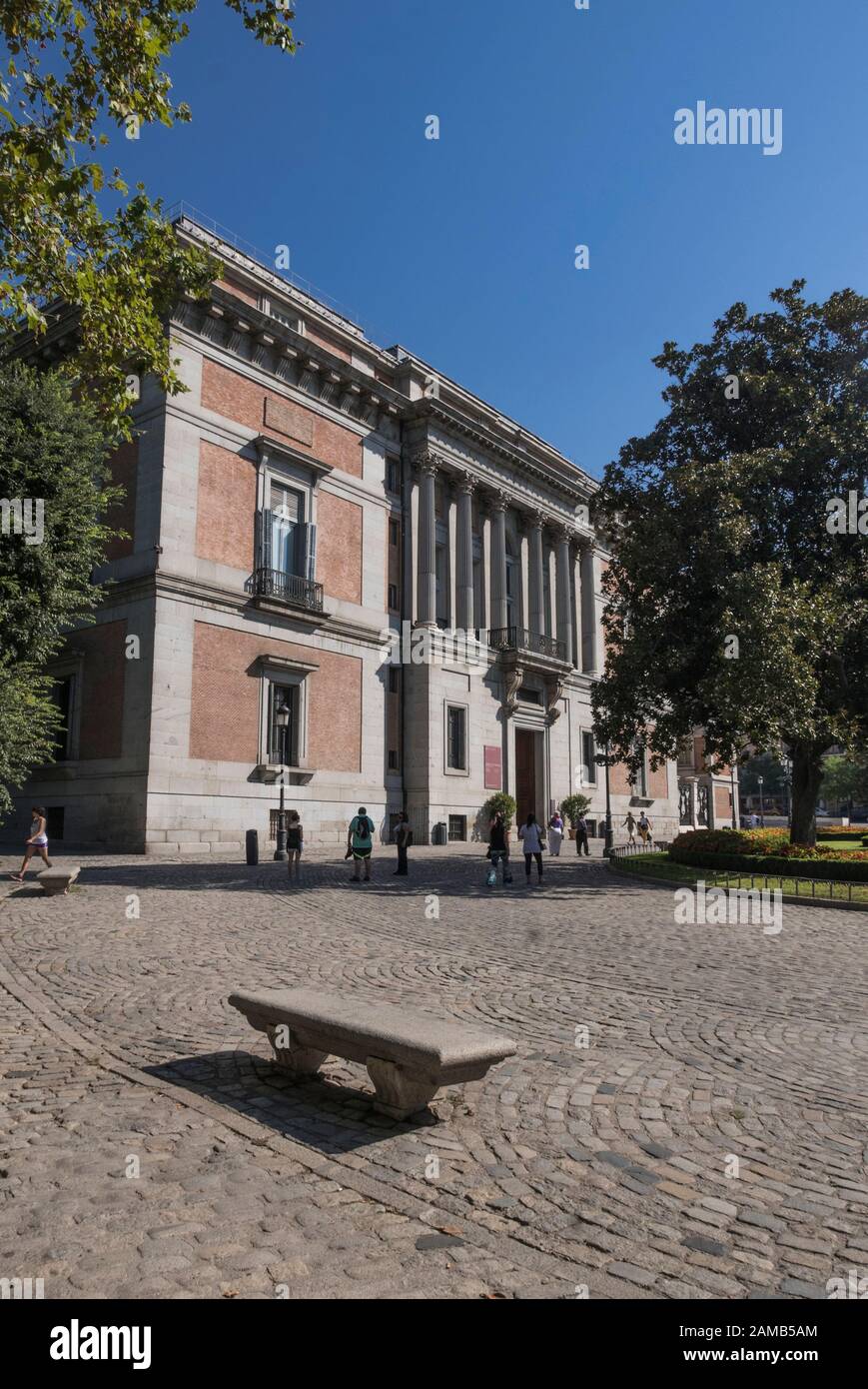 The exterior of the Prado Museum in Madrid, Spain Stock Photo