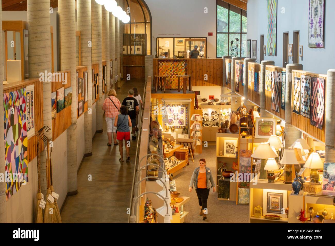 Folk Art Center Asheville NC Stock Photo Alamy