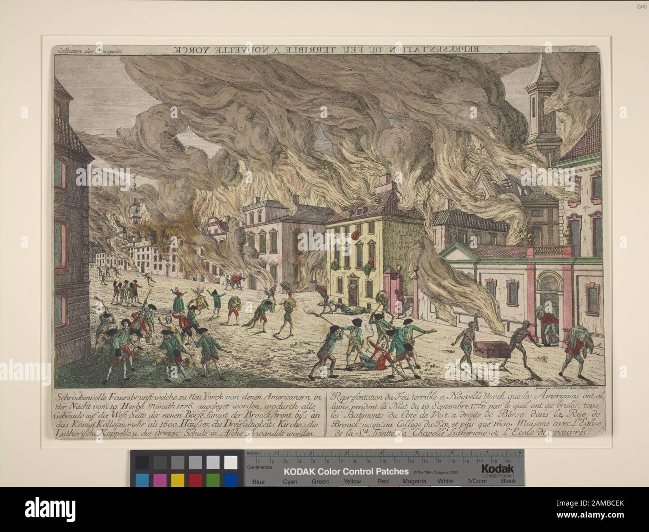 Representation Du Feu Terrible A Nouvelle Yorck Citation Reference Eno 38d Representation Du Feu Terrible A Nouvelle Yorck Stock Photo Alamy