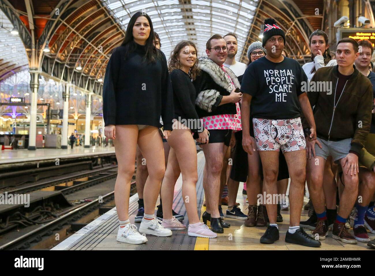 London No Trousers Tube Ride 2019 Commuters Strip Down HalfNaked in  Underwear to Celebrate Its 10th Anniversary Watch Video   LatestLY