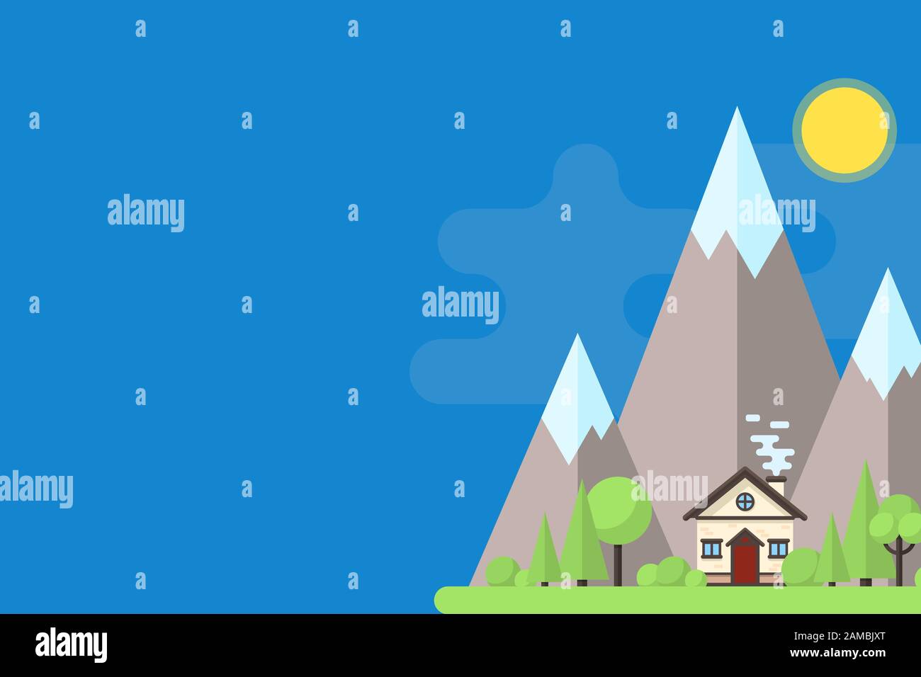 Place of resort Stock Vector Images - Alamy