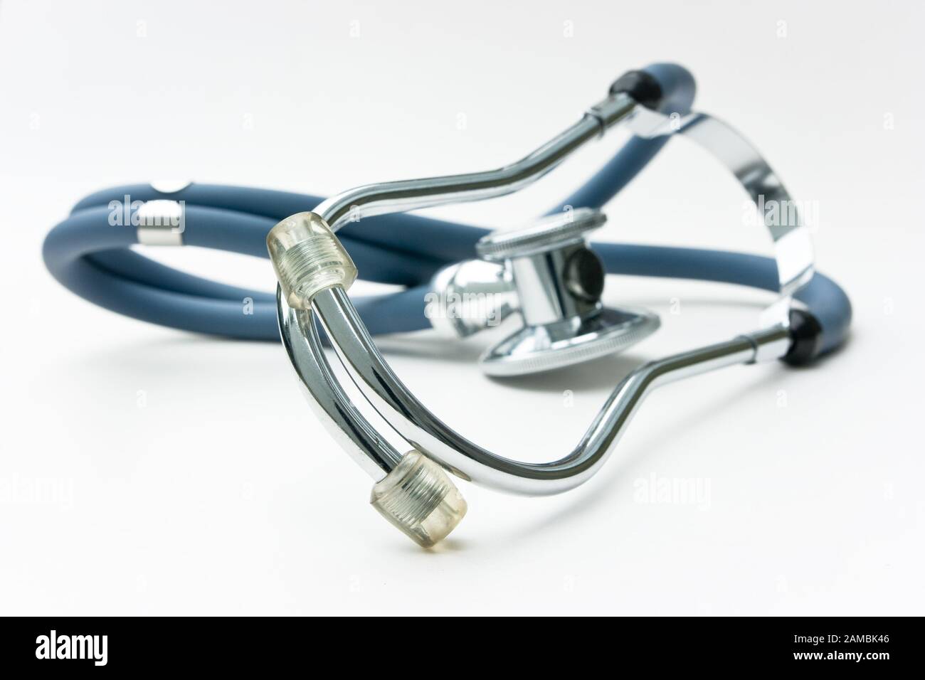 stethoscope is an acoustic medical device for auscultation Stock Photo