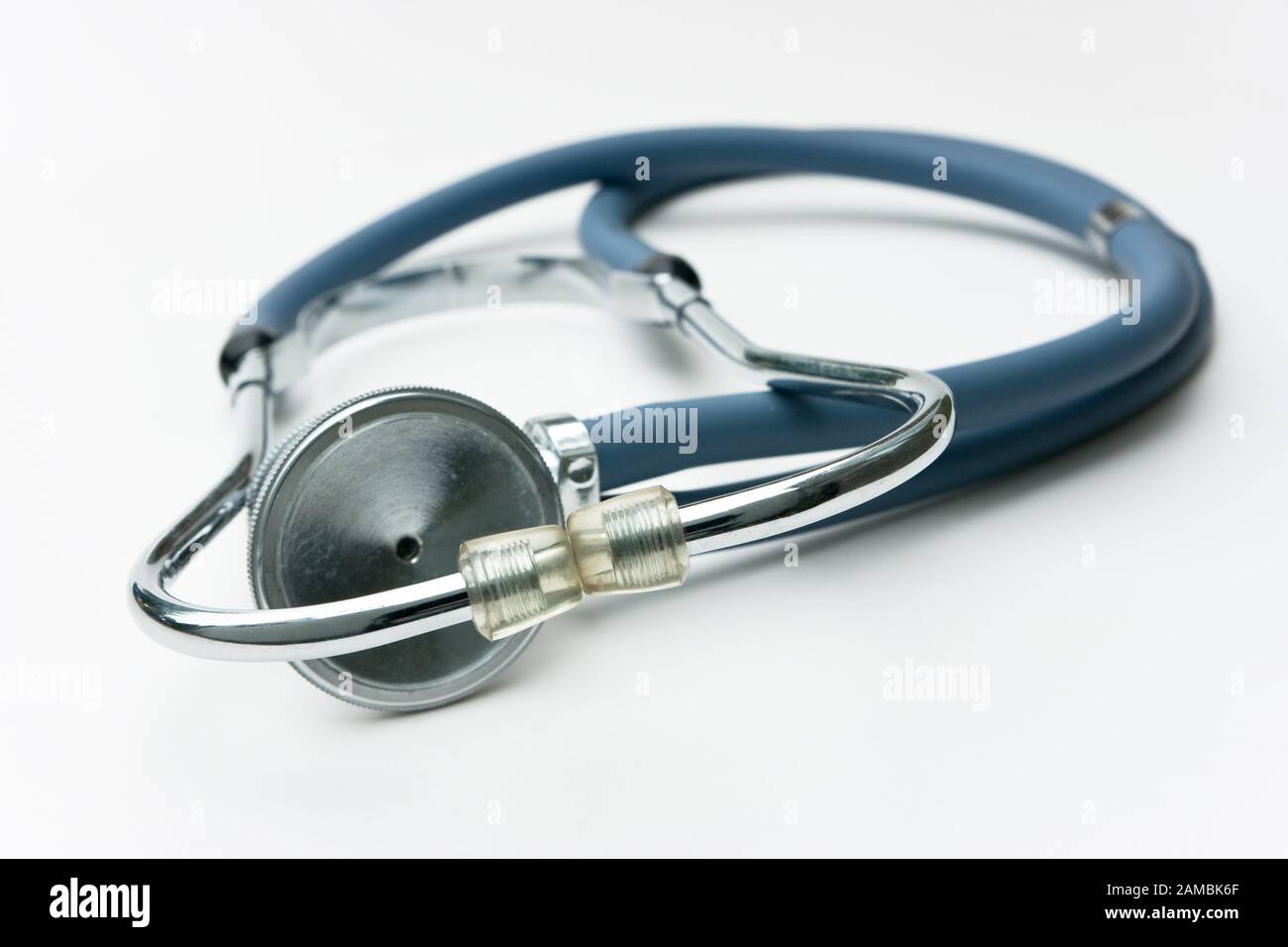 stethoscope is an acoustic medical device for auscultation Stock Photo
