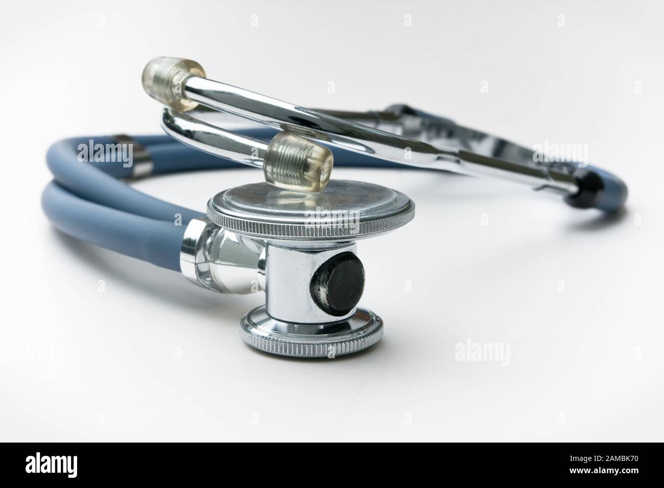 stethoscope is an acoustic medical device for auscultation Stock Photo