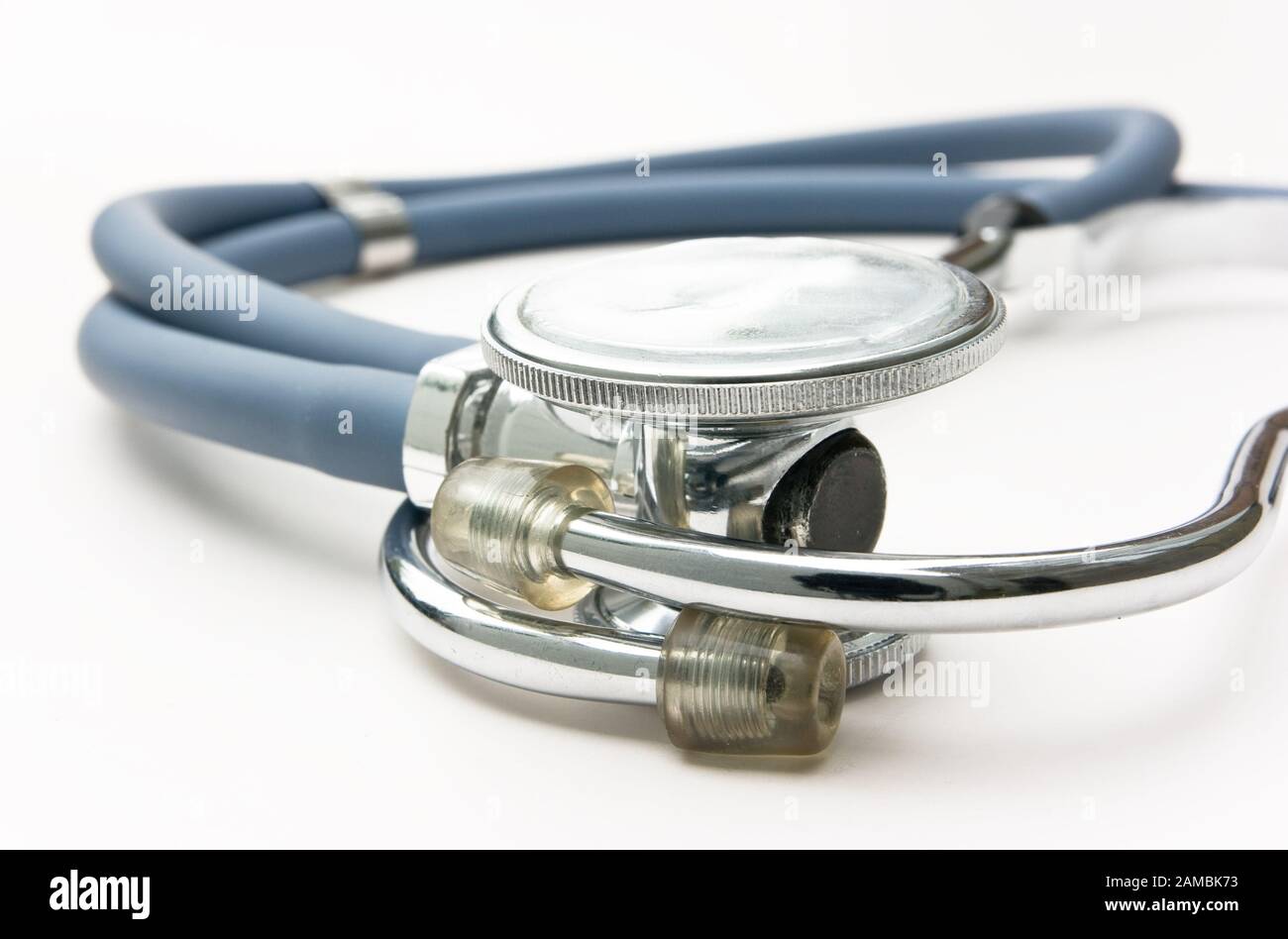 stethoscope is an acoustic medical device for auscultation Stock Photo