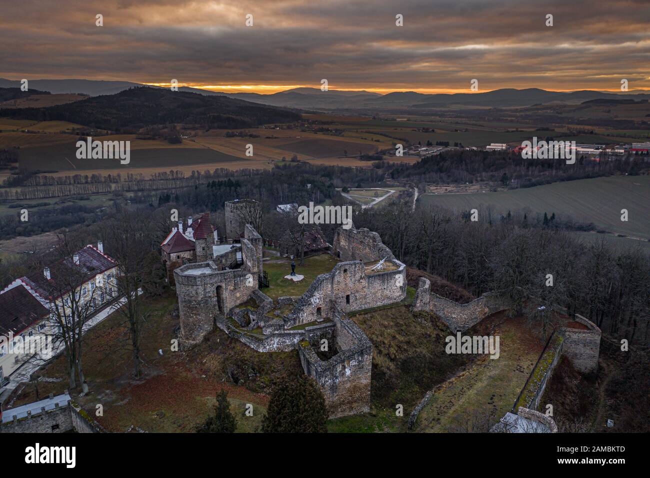 Klenova castle is a large castle located in southwest Bohemia near the