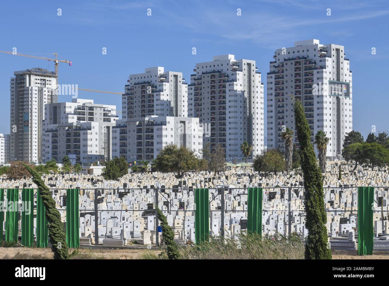 Wohnsiedlung bei Naharija, Israel Stock Photo