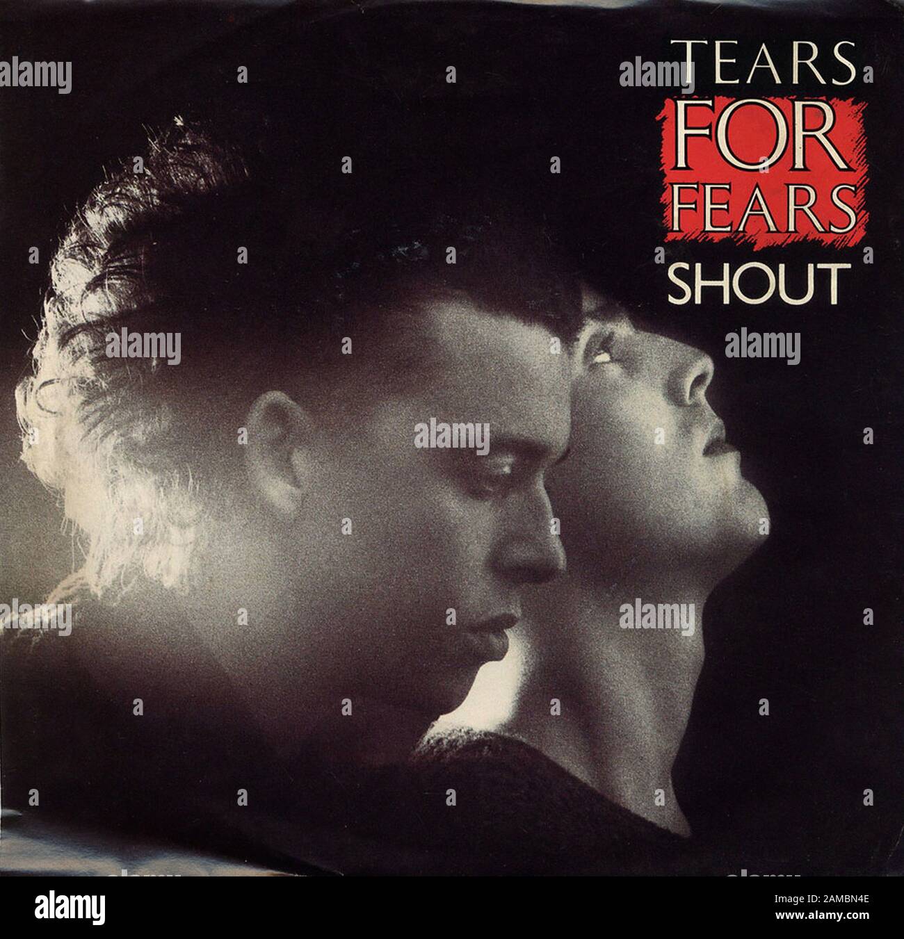 Tears For Fears - Shout - Classic vintage vinyl album Stock Photo