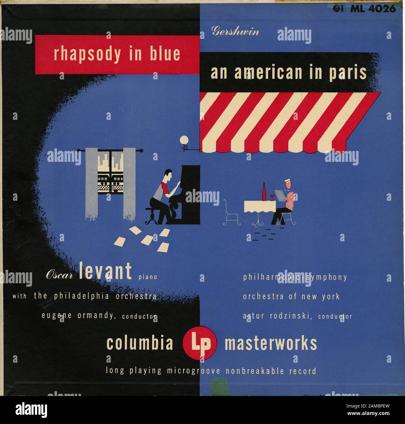 In Blue American Paris - Classic vintage vinyl album Photo - Alamy