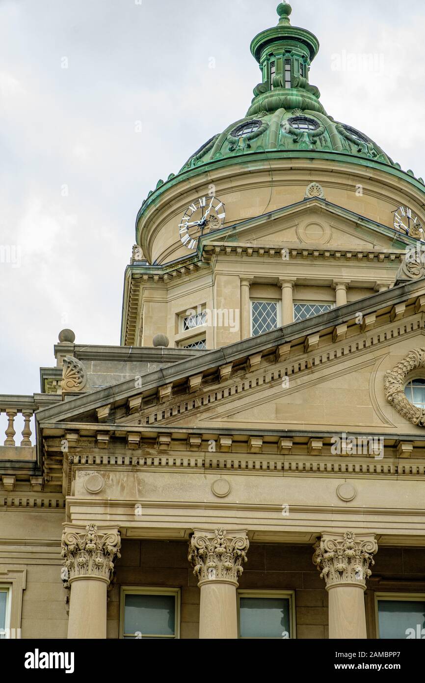 Somerset County Courthouse, East Union Street, Somerset, PA Stock Photo