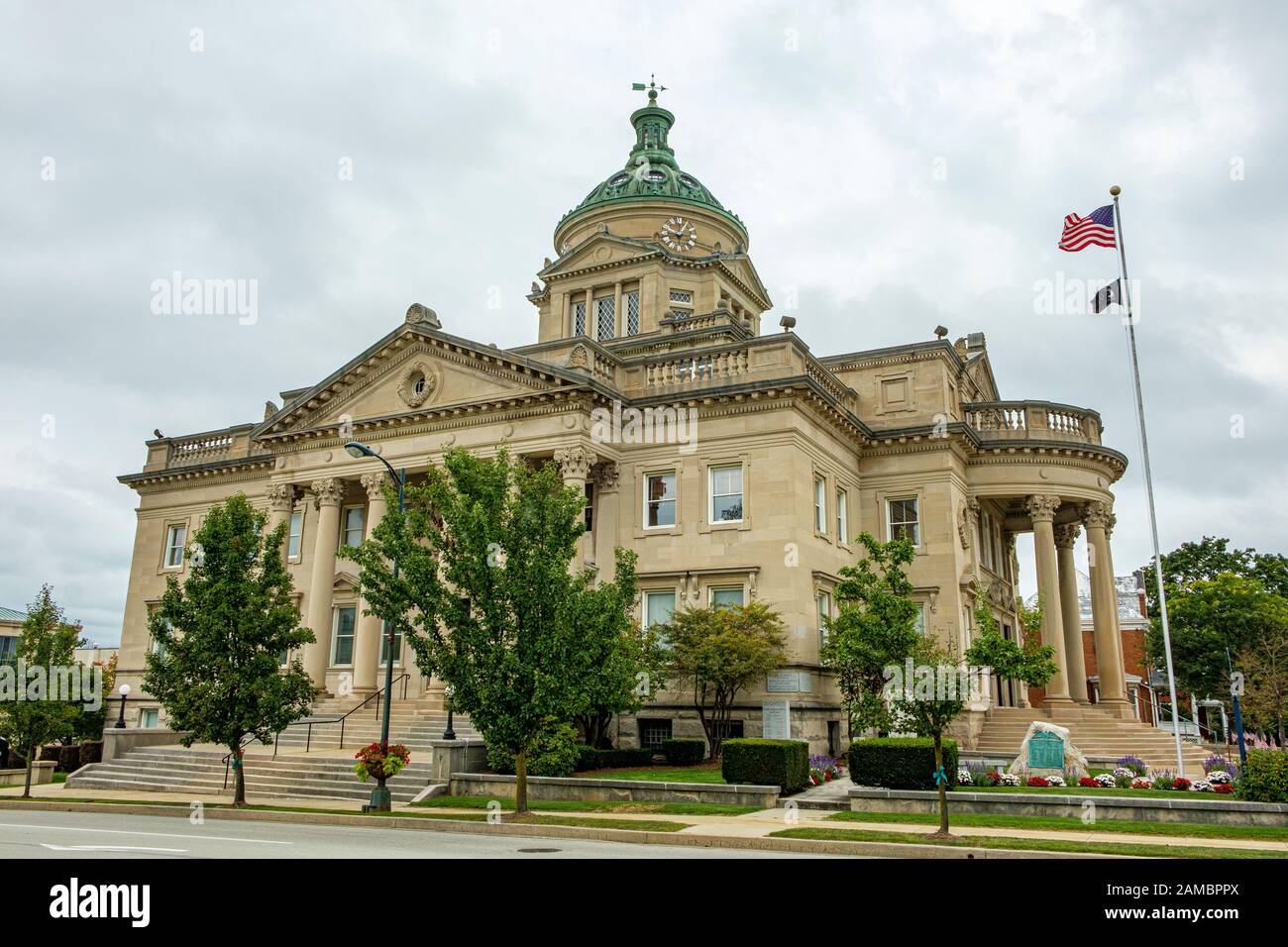 Somerset County Courthouse, East Union Street, Somerset, PA Stock Photo