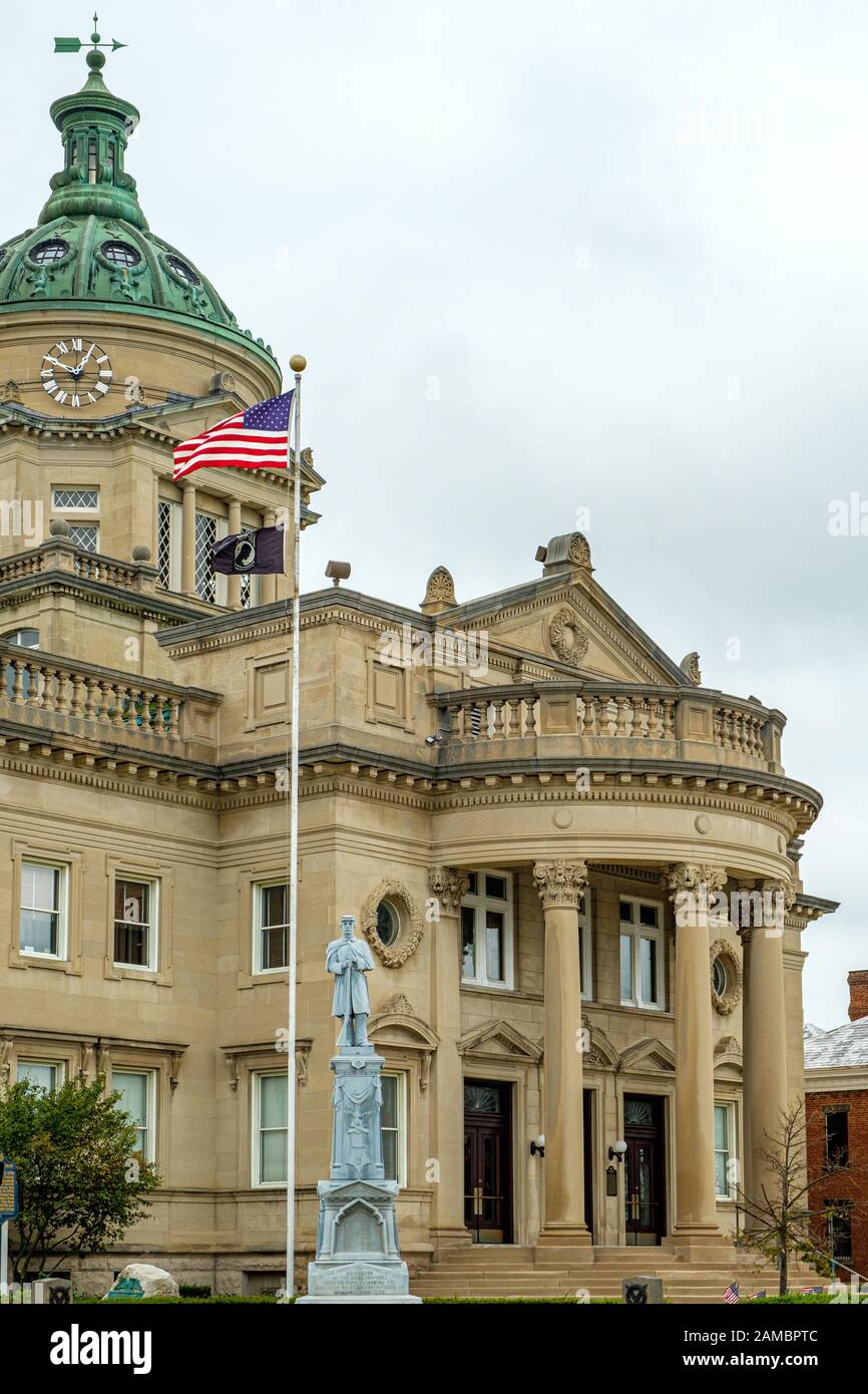 Somerset County Courthouse, East Union Street, Somerset, PA Stock Photo