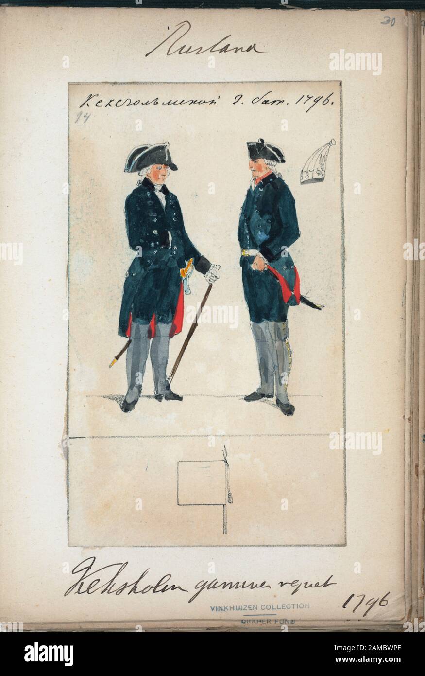Russia, Russian Soldier, 1796 (part 5) Russia, Russian Soldier, 1796