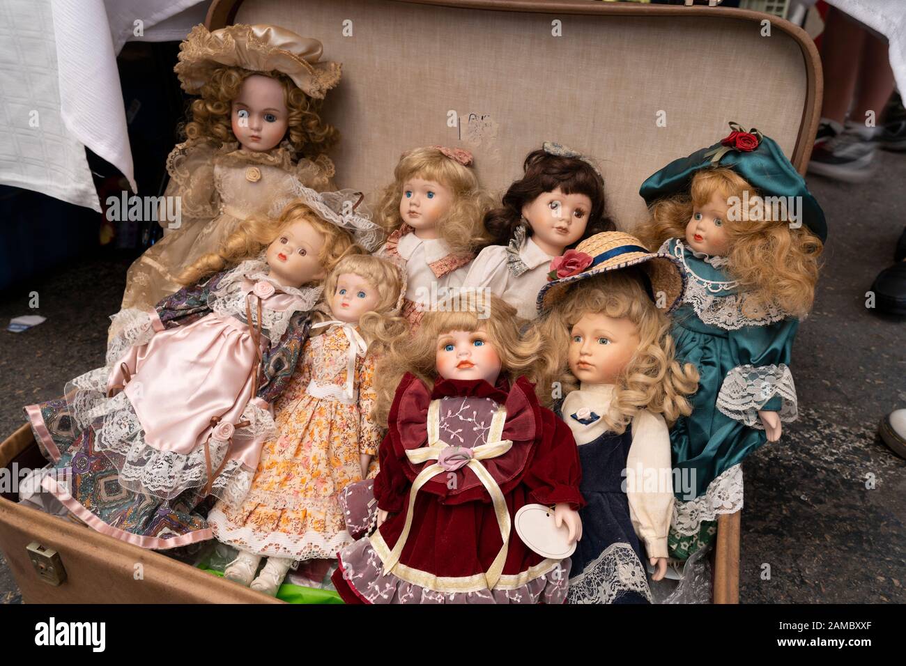 Old dolls from many years ago Stock Photo - Alamy