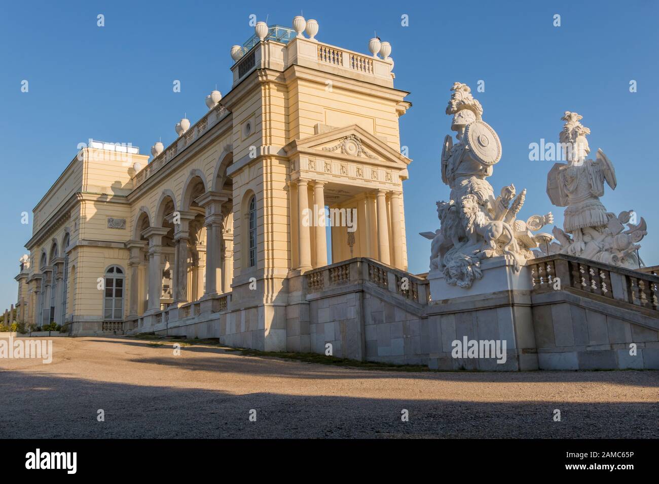 Vienna, Austria - September 3, 2019: Gloriette, Schloss Schönbrunn, Vienna, Austria Stock Photo