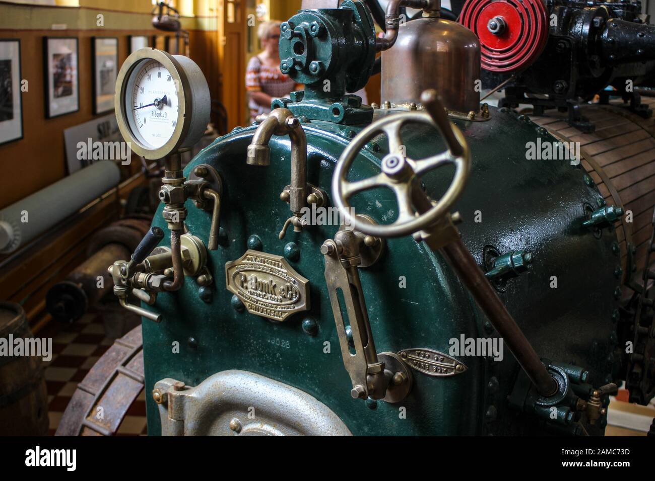 Dysfunctional machinery, an artwork by Alvar Gullichsen at Bonk Museum in Uusikaupunki, Finland Stock Photo