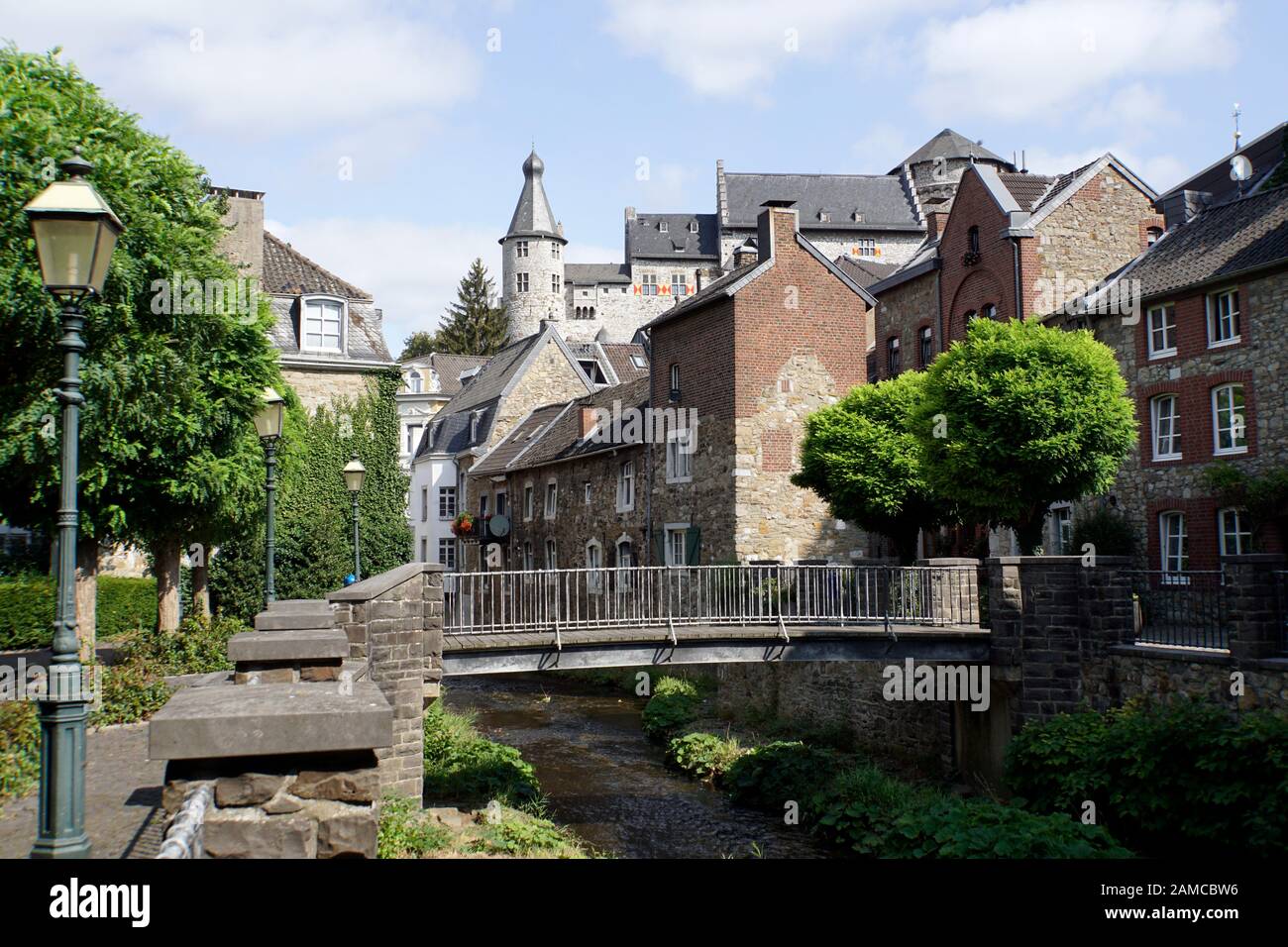 historische Altstadt Stolberg, NordrheinWestfalen, Deutschland Stock