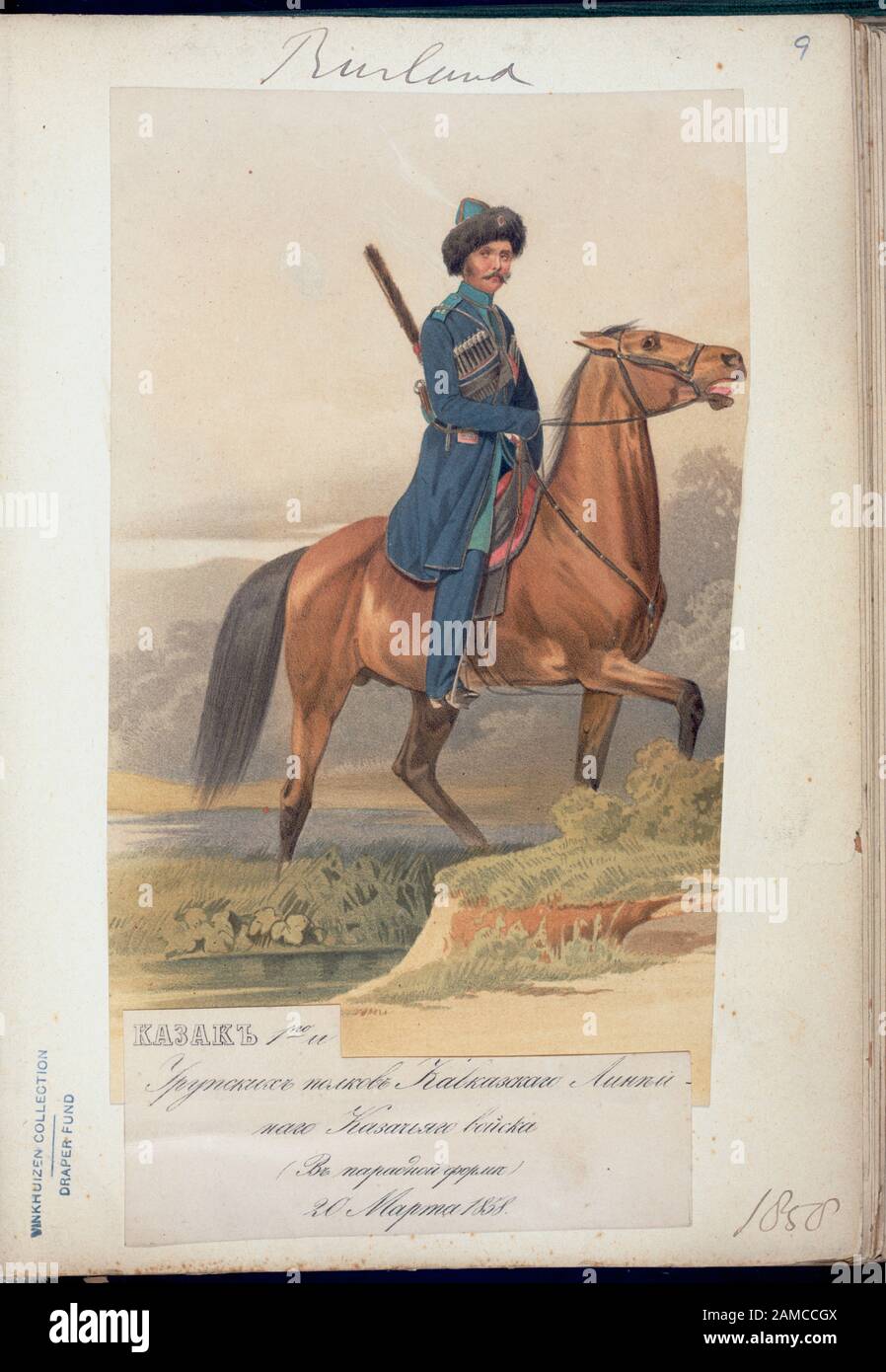 Russia, Russian Soldier, 1858 Russia, Russian Soldier, 1858; Russia