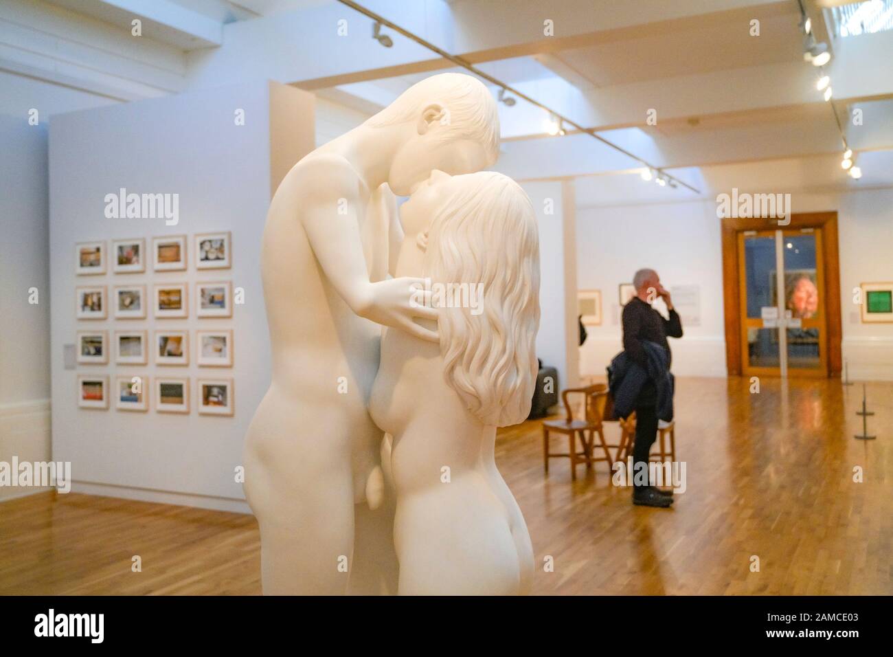 Kiss by Marc Quinn, Graves Gallery, Museums Sheffield, Sheffield, Yorkshire, England, UK Stock Photo