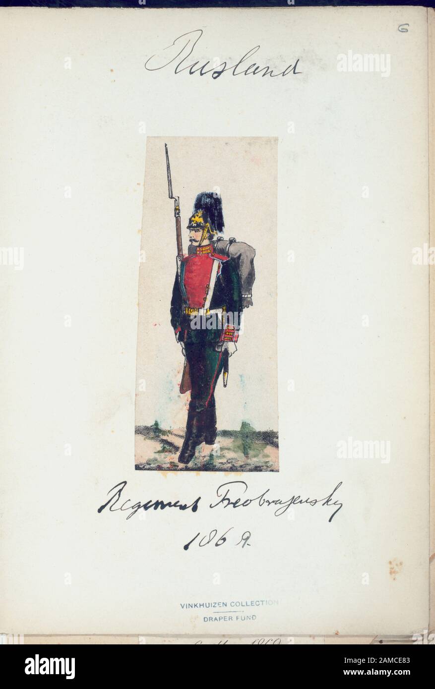 Russia, Russian Soldier, 1869 Russia, Russian Soldier, 1869.; Russia