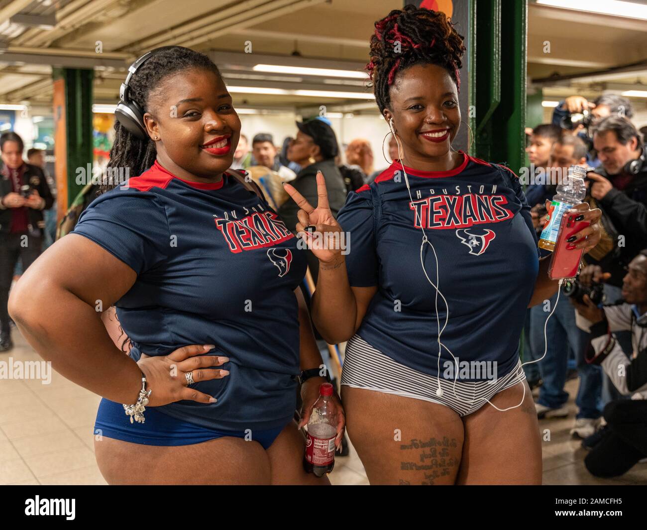 No pants subway hi-res stock 