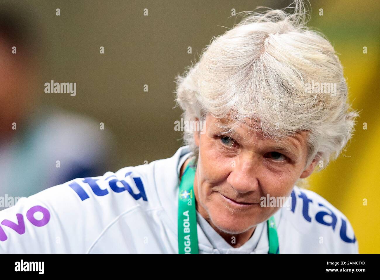 Sao Paulo Sp 12 12 2019 Football Brazil The Swedish Pia Sundhage Coach Of The Brazilian National Team During A Friendly Match Between Mexico Stock Photo Alamy