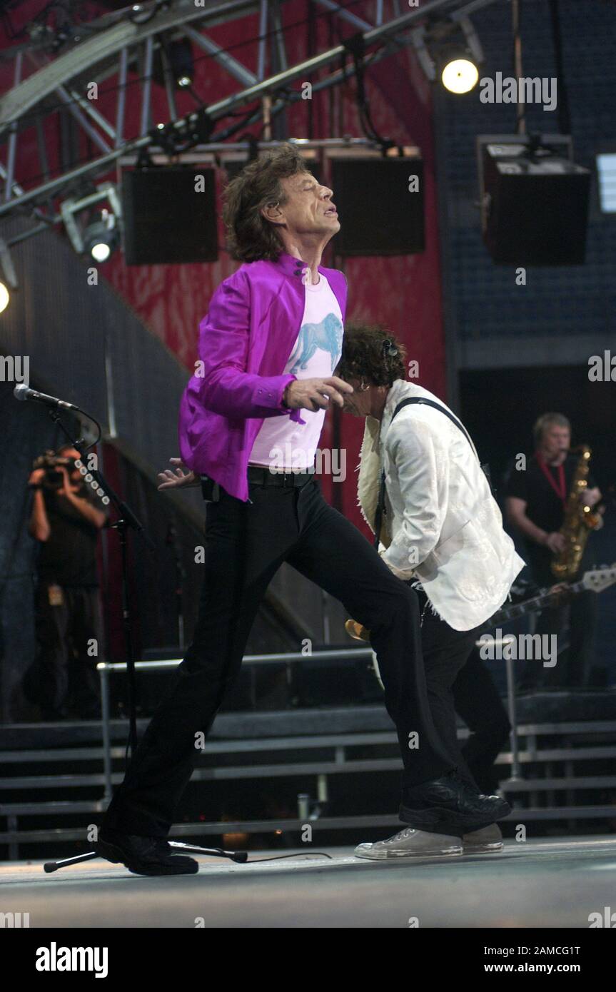 Milan Italy 10/06/2003 Live concert of the Rolling Stones at the San ...