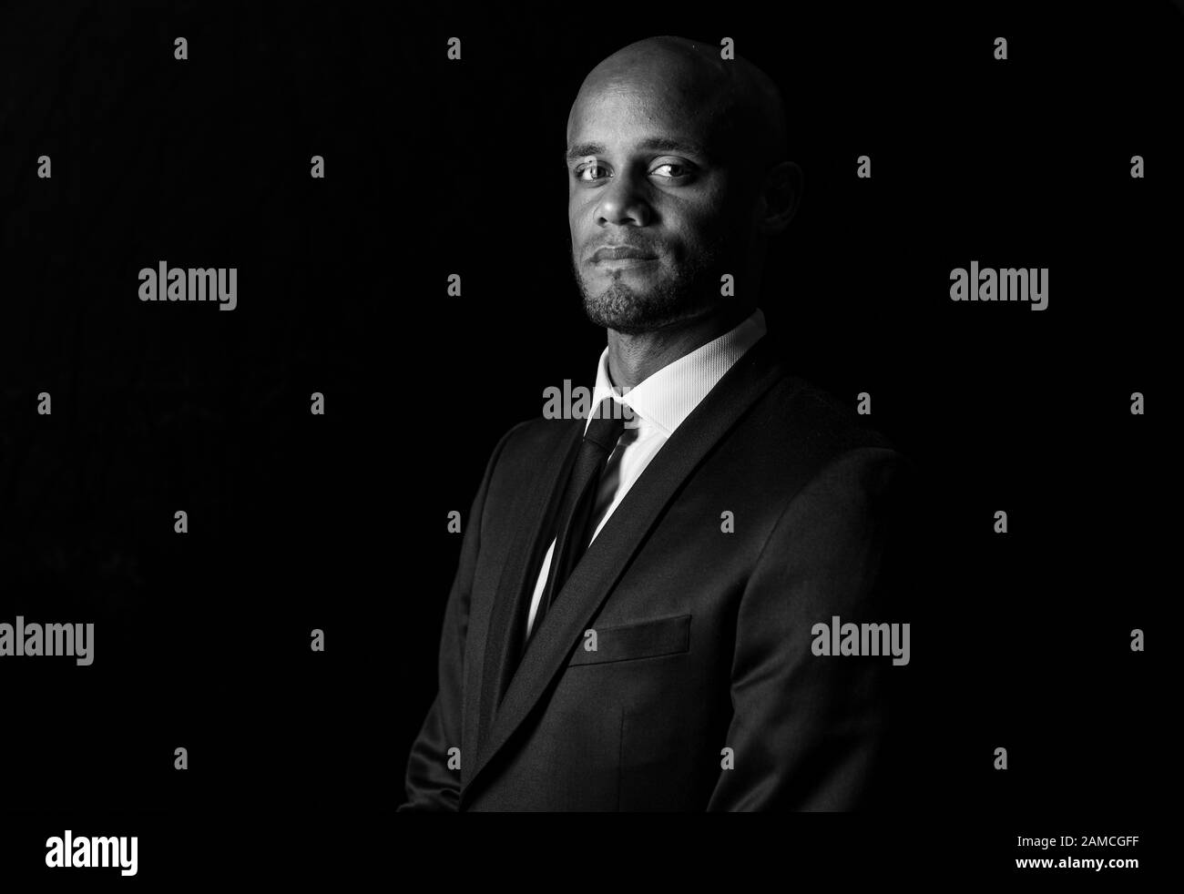 Vincent Kompany poses during the FWA Vincent Kompany tribute dinner at