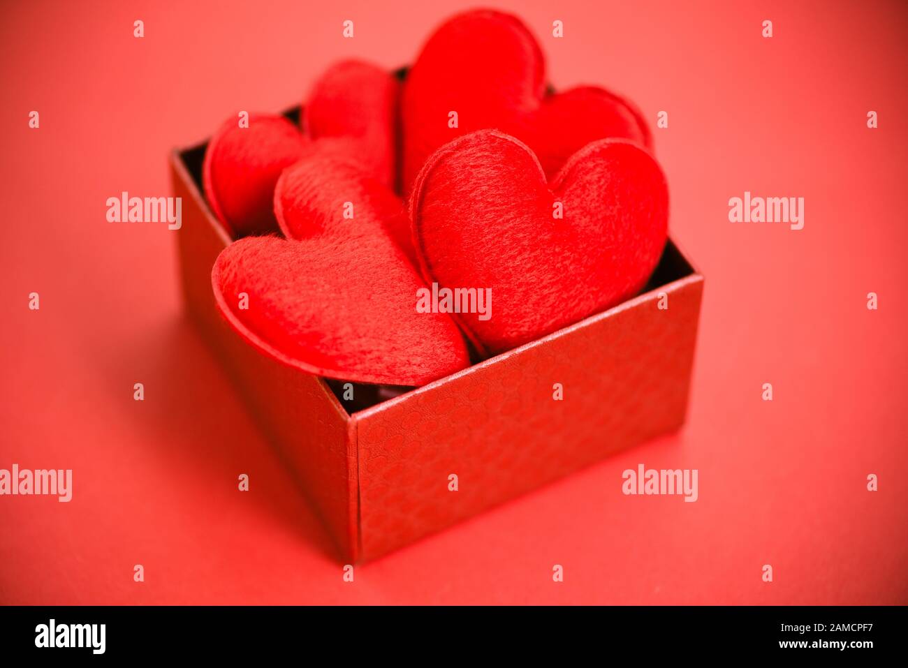 White gifts with red ribbon, present on white background. top view. Happy  Holidays. Valentine's day. Birthday. Merry Christmas and Happy New Year  Stock Photo - Alamy