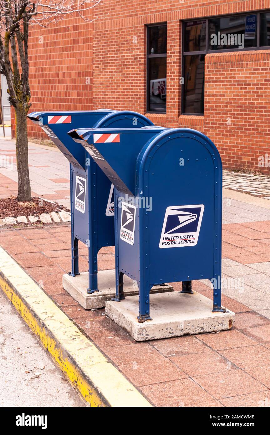 United states post office mailboxes hi res stock photography and images Alamy