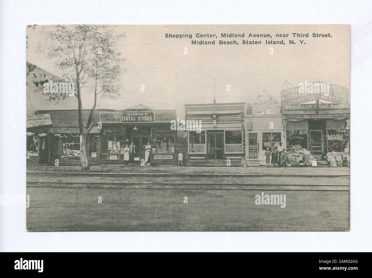 Shopping Center, Midland Avenue, near Third Street, Midland Beach, Staten Island (pub Wagner
