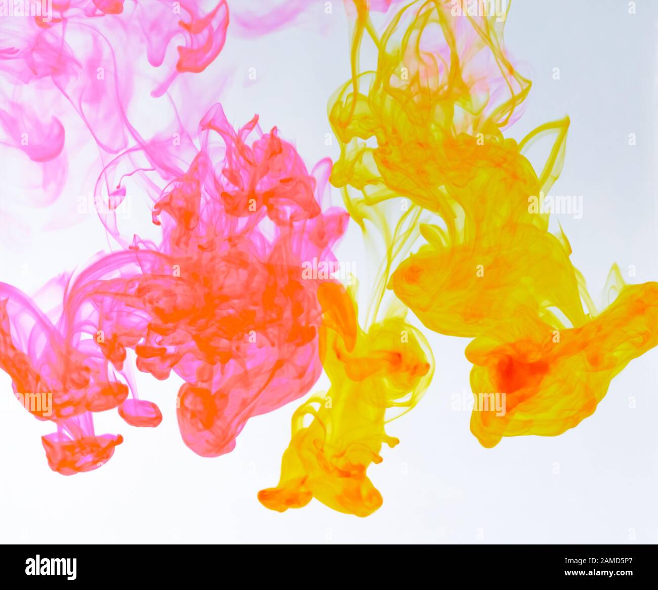 Food color drop and dissolve in water for abstract and background Stock ...
