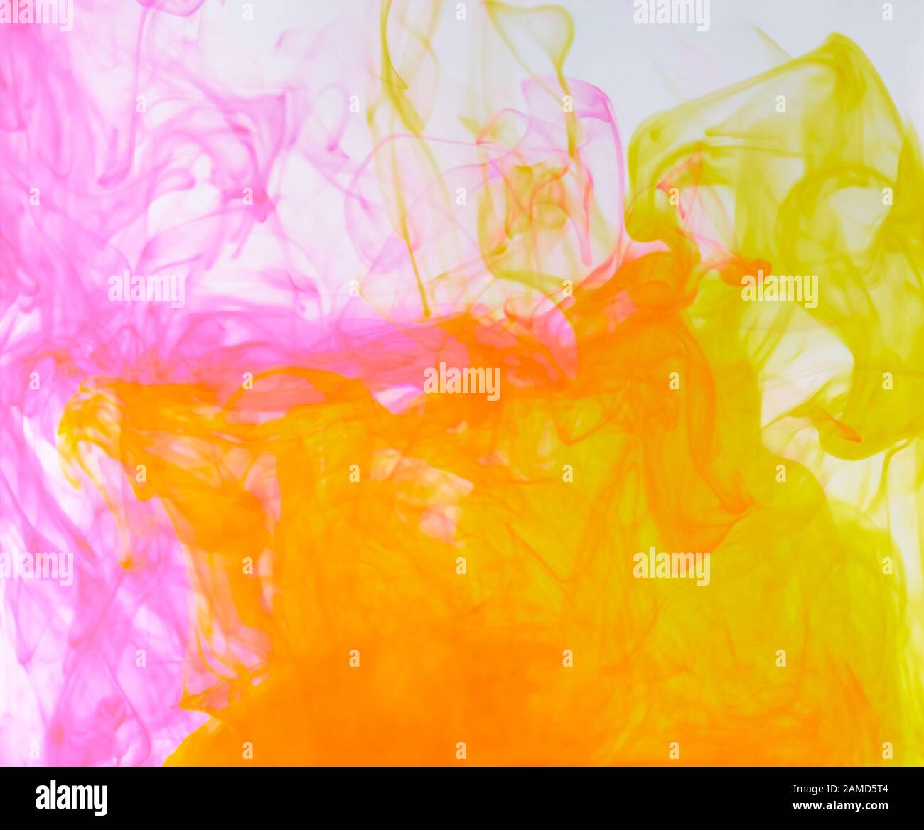 Food color drop and dissolve in water for abstract and background Stock ...