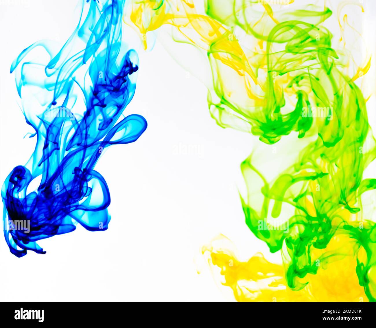 Food color drop and dissolve in water for abstract and background Stock ...