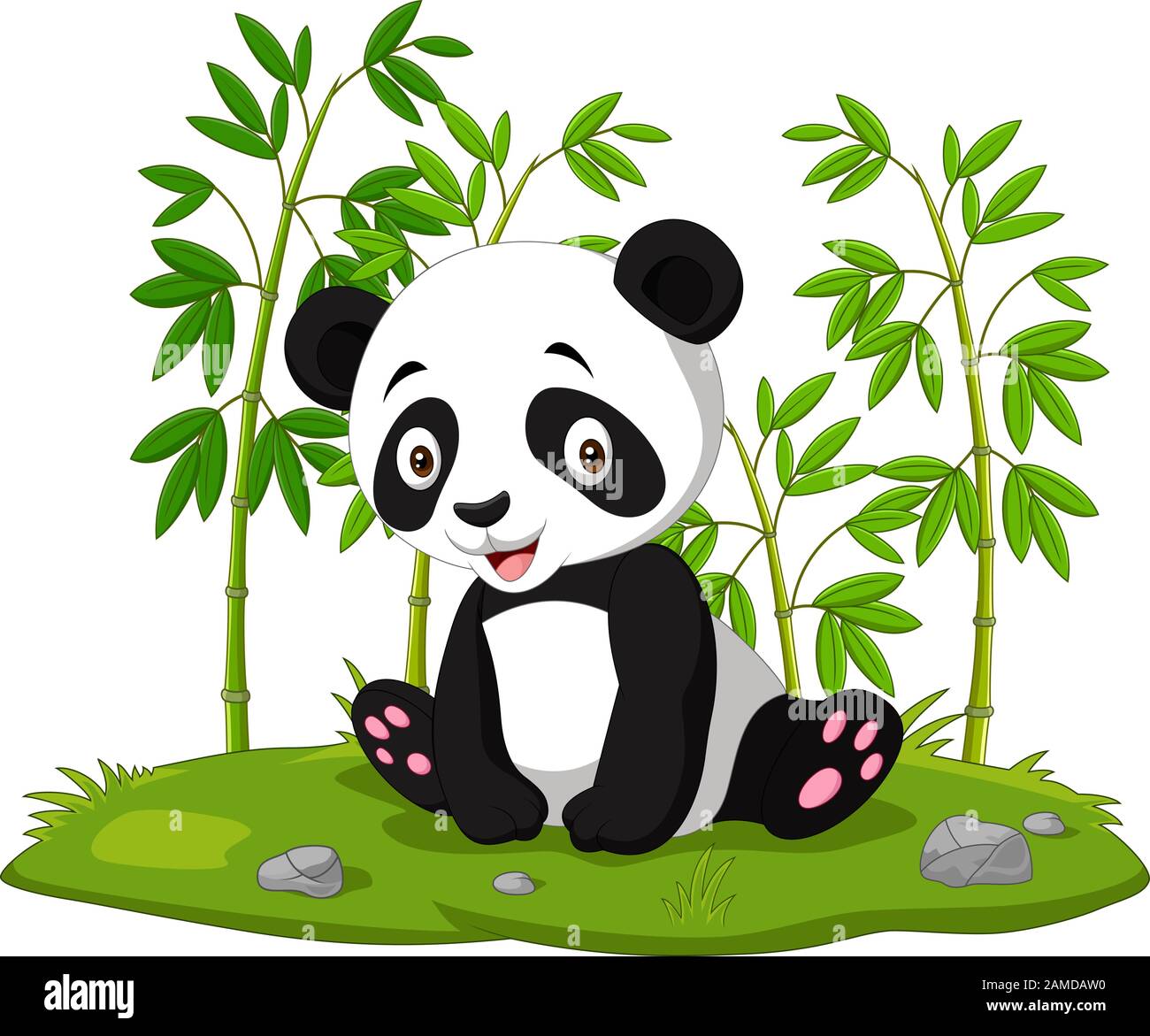 Cartoon Baby Sitting Panda In The Jungle Bamboo Stock Vector Image Art Alamy Cartoon Baby Sitting Panda In The Jungle Bamboo Stock Vector Image Art Alamy