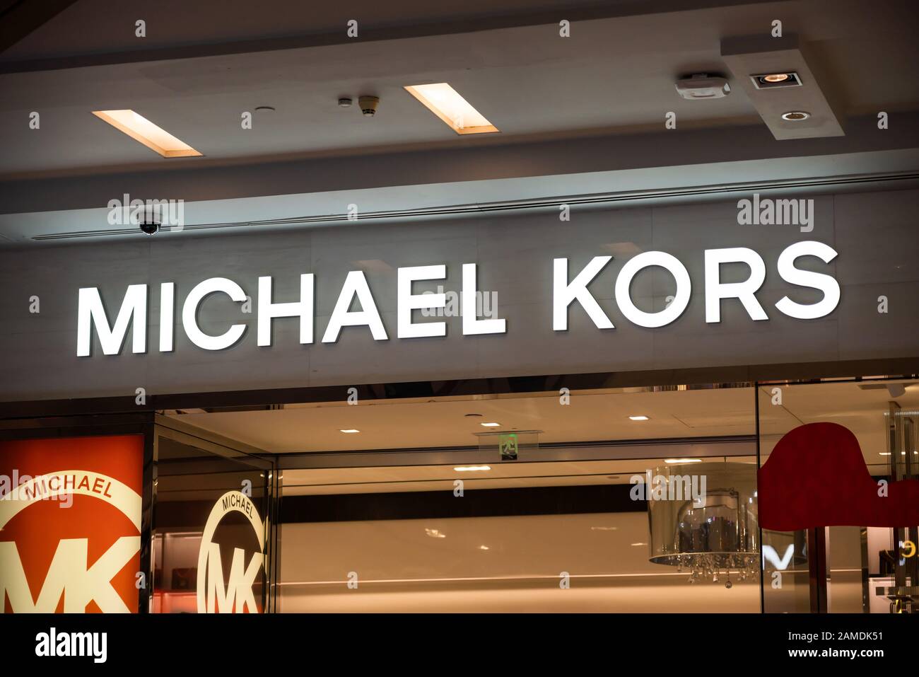Michael Kors logo on a white background Stock Photo - Alamy