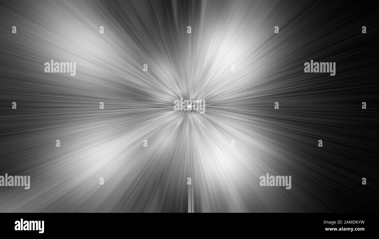 Star in deep space. Abstract dark fractal concept Stock Photo