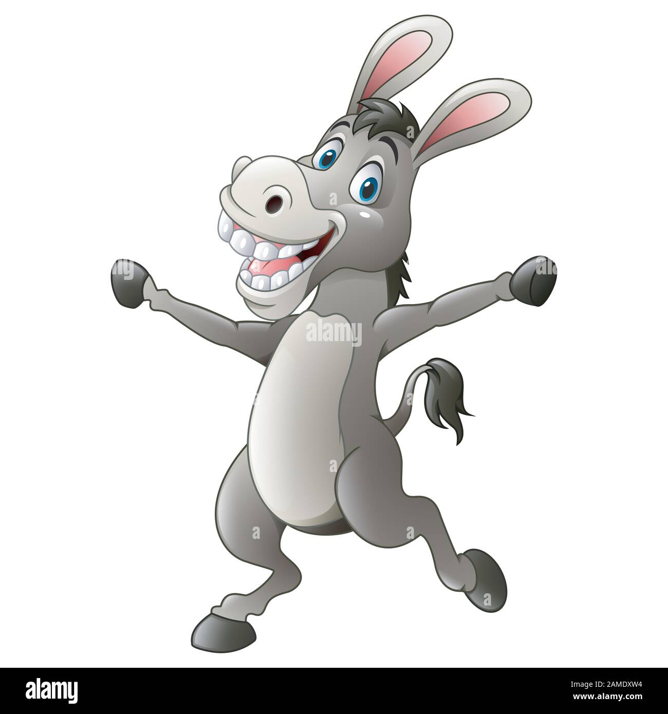 Cartoon funny donkey Stock Vector Image & Art - Alamy