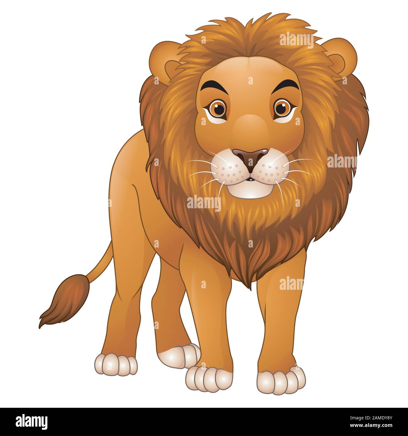 Cartoon lion hi-res stock photography and images - Alamy
