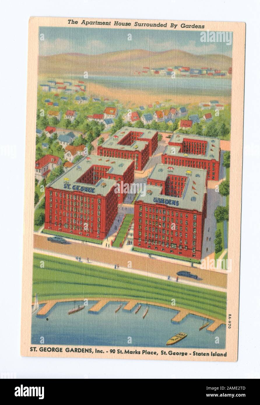 The Apartment House Surrounded By Gardens, St Gardens, Inc 90 St Marks(sic) Place, St