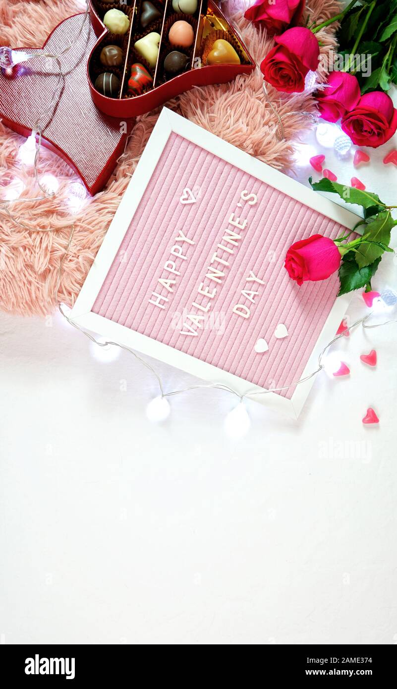 Fun Valentines Day New Year Felt Letter Board Set 10 Inch