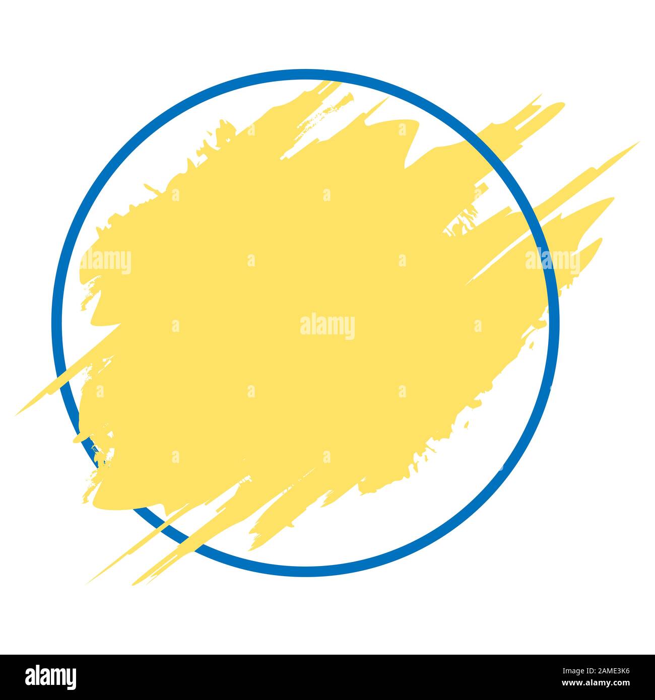 Yellow Circle Outline