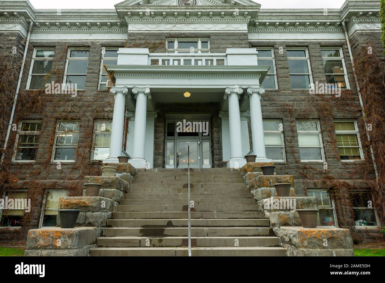 Prineville, Oregon May 15, 2015 Steps Lead to the Front Entrance of