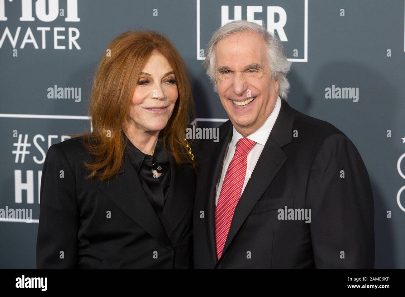 Stacey Weitzman and Henry Winkler attend the 25th Annual Critics ...