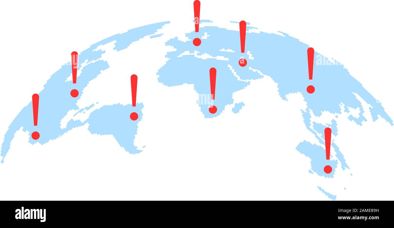 Cyber security global attack map hi-res stock photography and images ...