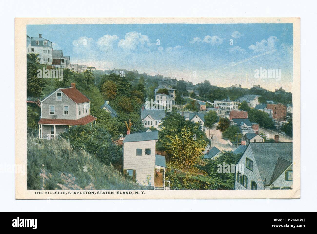 The Hillside, Stapleton, Staten Island, NY (homes scattered on hillside